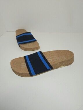 Message Shaw Slide Strap Barecork Footbed Sandals Womens Size EU 39 US 8